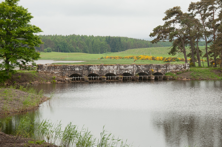 Bridge spanning Outfall of Lake Ospisdale, Skibo Castle